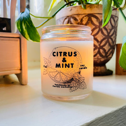Citrus & Mint Soy Candle