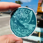 Protect Our Sea Turtles Sticker